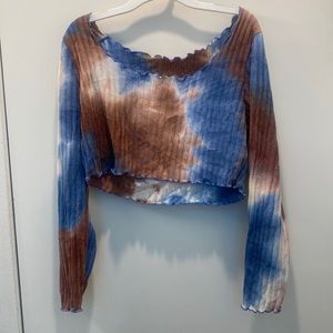 Tie-dye Crop Top